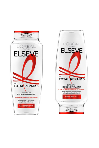 L'Oreal Paris Promo Set Total Repair 5, Shampoo 400 ml, Conditioner 200 ml