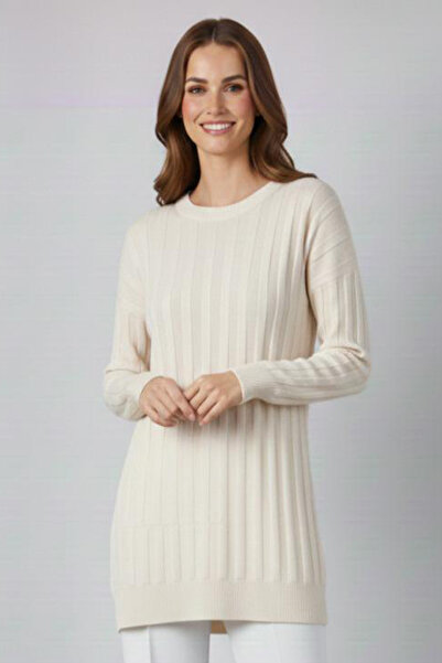 benguen Patterned Tunic N3174 Stone Color