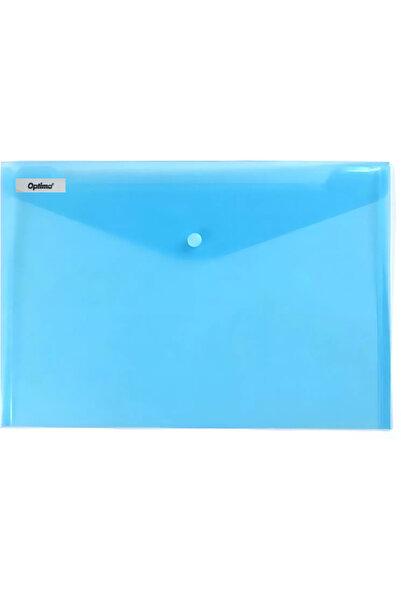 Optima PP Document Protection Folder A5 Landscape, 10/set, - Transparent Blue