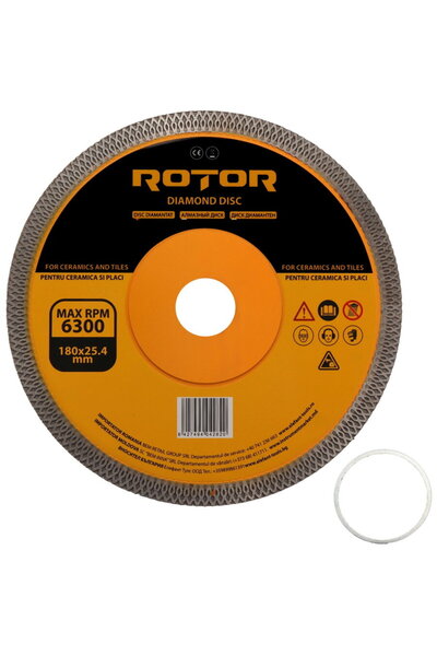 Rotor Disc diamantat ultra subțire pentru ceramică 180 * 25,4
