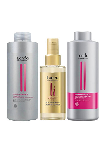 Londa Professional Promo Set Color Radiance, Shampoo 1000 ml, Treatment 1000 ...
