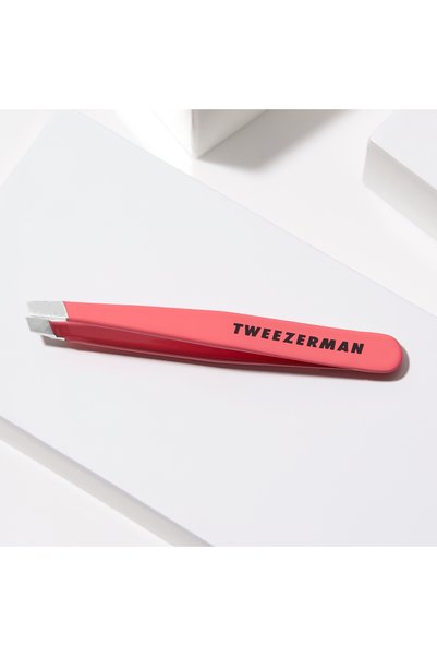 Tweezerman Mini Slanted Tip Tweezers - Mercan