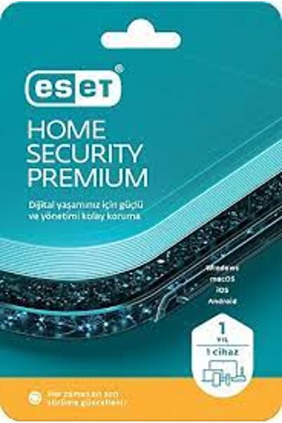 ESET krk HOME SECURITY PREMIUM Türkçe 1 Kullanıcı 1 Yıl Box krk