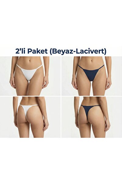 calma STRİNG 2 RENK PAMUKLU (LACİVERT-BEYAZ)