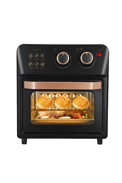 MANDU Friteuză cu aer cald S18, cuptor electric, ușă de sticlă, capacitate 12...