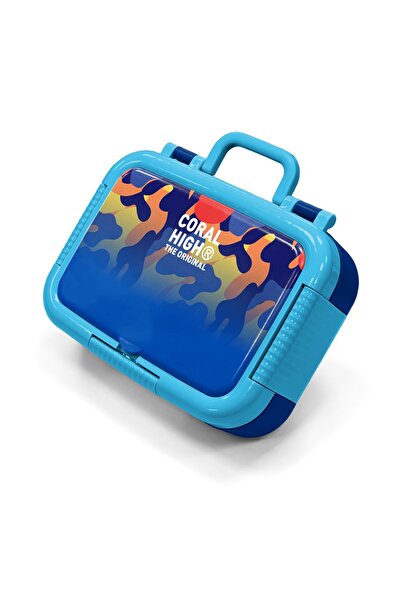 Coral High Παιδικό δοχείο φαγητού από ανοξείδωτο ατσάλι με πολύχρωμο σχέδιο π...