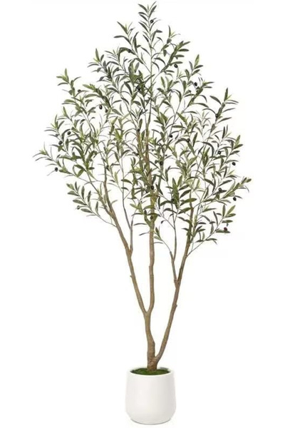 OEM Artificial olive tree in plastic pot 210 cm