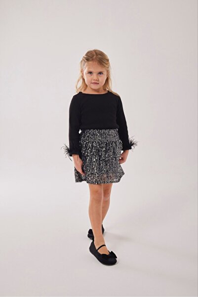 My Kids Wear Празничен комплект с пайети за момичета 12564