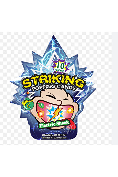 Striking Popping Candy Electric Shock 45 x 15g
