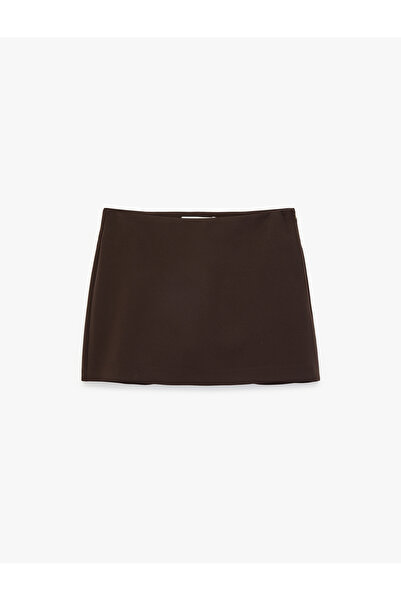 Koton Slim Fit A-Line Mini Skirt