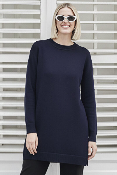 benguen Hijab Tunic N3177 Navy Blue