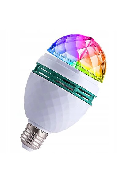 Other RGB Rotating Disco Bulb E27 - Vibrant LED Light