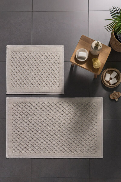 FLORETTA Cobble 2-Piece Bath Mat