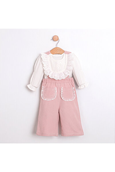 Coolimino Vintage Collared Shirt Baby Girl Jumpsuit