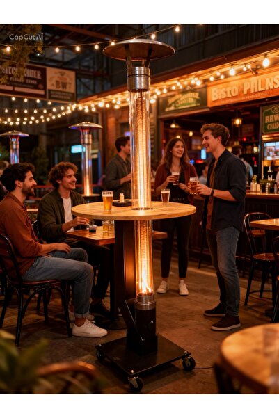 EFSA HOME BİSTRO MODEL PELET SOBA ROKET FÜZE SOBA OUTDOOR ISITICI KAMP SOBASI...