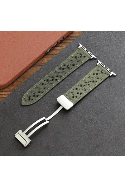 UnDePlus Watch 44/45/46/49mm Magnetic Strap Pu Leather Strap 2/3/4/5/6/Se/7/8...