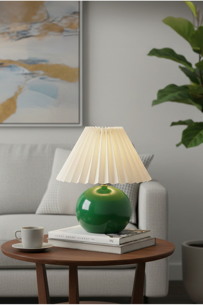 FH finehome Capri Metal Green Lampshade