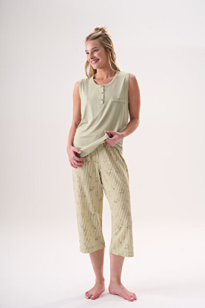 Etoile Γυναικείο αμάνικο σετ κάπρι από μπαμπού 26401