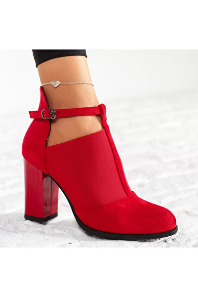 Zaira Frida Women's Red Ankle Boots #9699 - 40