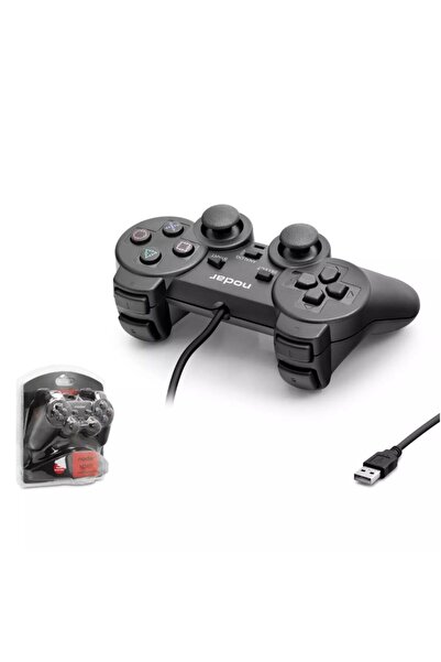 HADRON Nodar ND401 PC Uyumlu USB Kablolu Titreşimli Oyun Kolu Gamepad - Siyah...