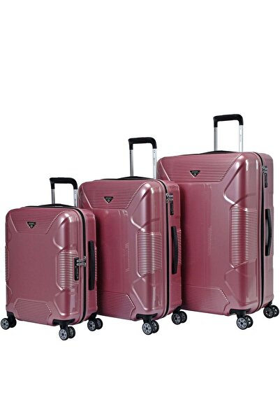 eminent Hard Case Suitcase Trolley Luggage Set of 3 Polycarbonate Lightweight