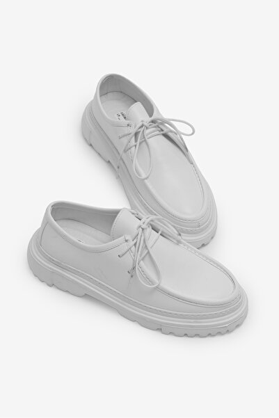 Tonny Black Men's White Comfortable Fit Men's Loafer Shoes