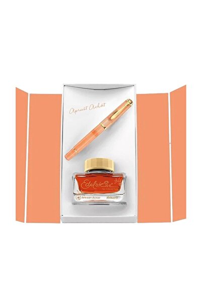 Pelikan M200 Apricot Dolma Kalem + Mürekkep SET - EF