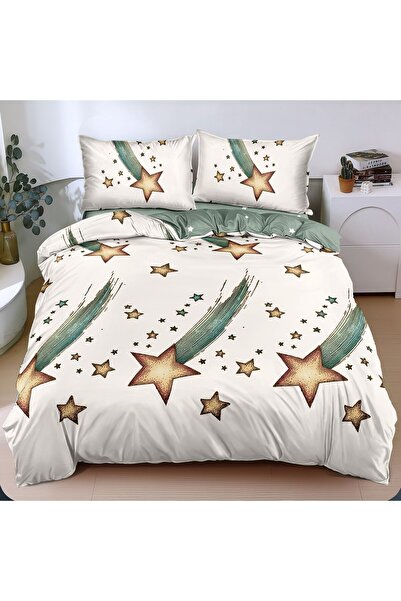 Casa de Vis Double bed linen set, satin cotton, 220 x 230 cm, 4 pieces, A50-715,