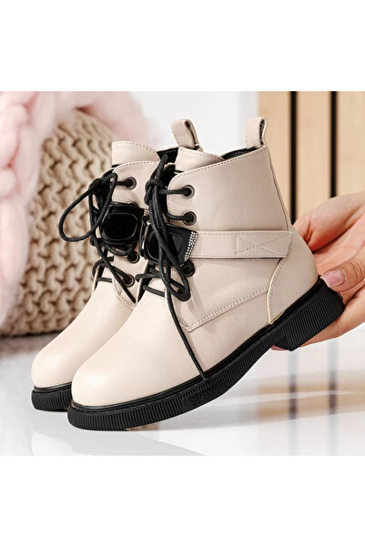 Zaira Rava Children's Boots Beige #16925 - 31