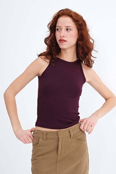 Addax Halter Neck Tank Top A1850