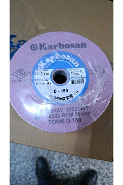 KARBOSAN Form D Çanak Taş 150mm (EKR46) Tütün doğrama makinesi bıçağını bilem...