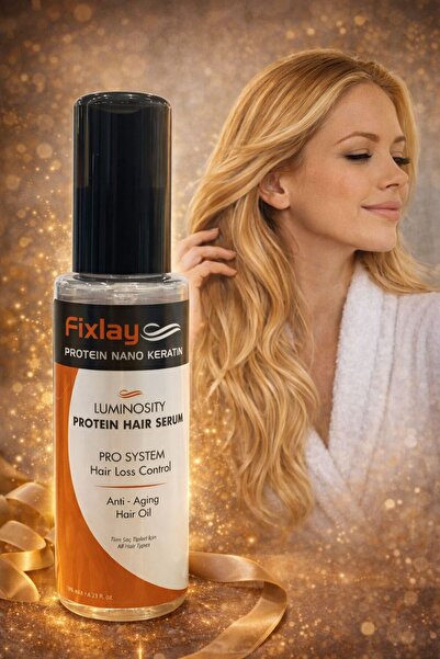 Fixlay زيت الكيراتين للعناية بالشعر ضد التساقط والتقصف 125 مل