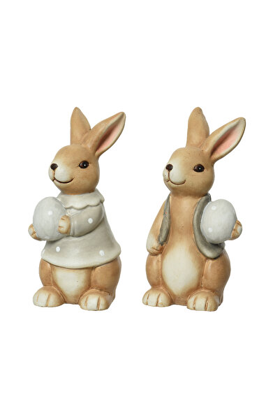 DecoDepot Rabbit figure, terracotta, 8x7.5x17 cm