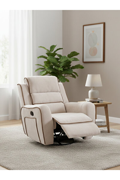 Bec4 Rocking and swivel recliner chair - Hotel comfort with a comfortable cus...