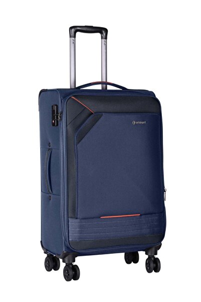 eminent Expandable Luggage Trolley Bag Soft Suitcase for Unisex Travel