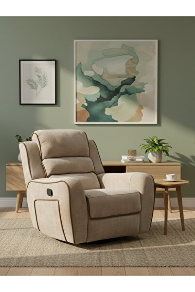 Bec4 Rocking and swivel recliner chair - Hotel comfort with a comfortable cus...