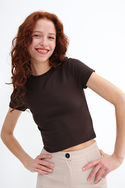 Addax Crew Neck Basic T-Shirt P1430