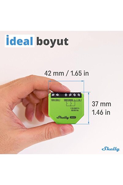 Shelly DALI Dimmer Gen3 Akıllı DALI Dimmer LED Kontrol Rölesi