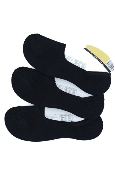 Oppland Men's Summer Ballerina Socks Cotton 3-Piece Lombetti Model Anti-Sweat...