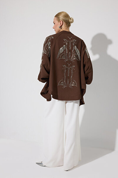 Touché Privé Beaded Embroidered Kimono