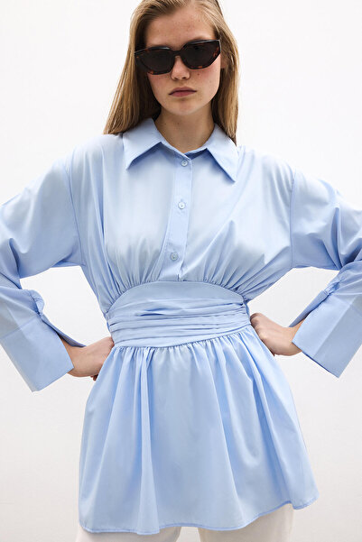 Touché Privé Belied Corseted Peplum Tunic