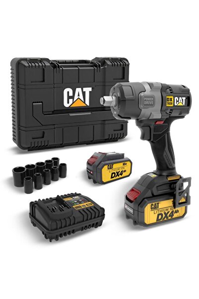 Cat DX7020.1 18Volt 4.0 Ah Çift Akülü Kömürsüz 700/880Nm Profesyonel Şarjlı S...