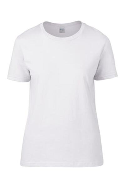 GILDAN - Premium Cotton Women's T-Shirt White