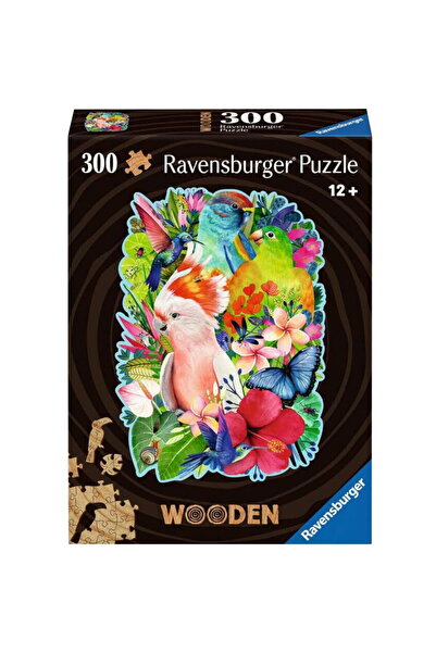 RAVENSBURGER Wooden Puzzle Exotic Birds (300 pieces)