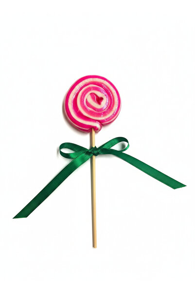 Honey Candy Balcı Şekerleme Küçük Boy Sosyete Şeker 1 Adet Kurdeleli pembe be...