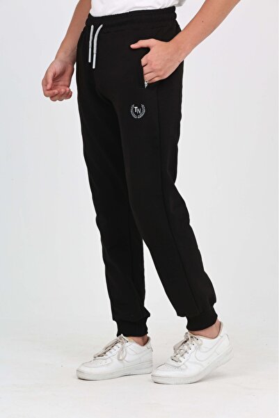 Toontoy Boy's Printed Basic Jogger Sweatpants with Elastic Waist and Pockets ...