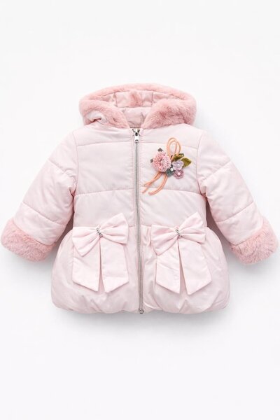 Bombili KIZ ÇOCUK İÇİ YÜN ŞİŞME MONT GKBM0001