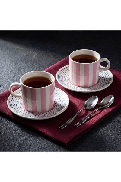 Güral Porselen Mental 4 Parça Çay Fincan Takımı 6566