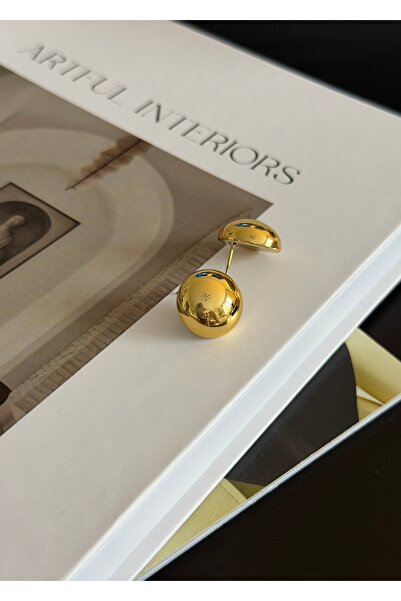 KİLİGİSTANBUL أقراط نصف كروية صغيرة خفيفة للغاية