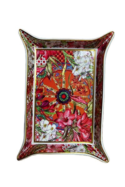 618 CONCEPT LILY PATTERNED SMALL CUTLERY 22X16X3 CM